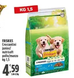 Rossotono Carrefour Friskies Croccantini junior offerta