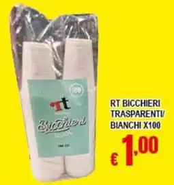 Risparmio Supermercati Bicchieri offerta