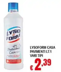 Risparmio Supermercati Lysoform protezione casa offerta