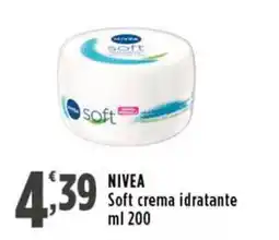 Rossotono Carrefour NIVEA Soft crema idratante offerta