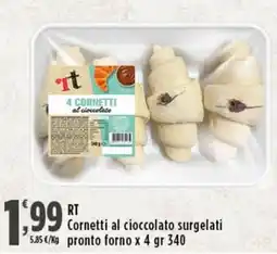 Rossotono Carrefour Cornetti al cioccolato offerta