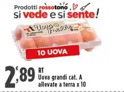 Rossotono Carrefour Uova fresche offerta