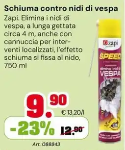 TuttoGiardino Schiuma contro nidi di vespa Zapi offerta