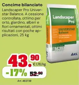 TuttoGiardino Concime bilanciato Landscaper Pro Universtar Balance offerta