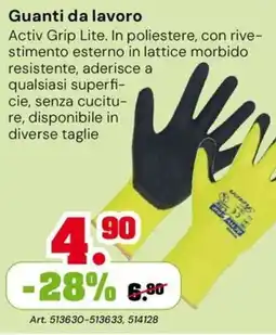 TuttoGiardino Guanti da lavoro Activ Grip Lite offerta