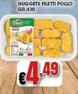 Risparmio Supermercati Fileni nuggets filetti pollo offerta