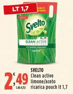 Rossotono Carrefour Svelto Clean active limone offerta