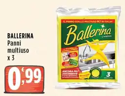 Rossotono Carrefour Ballerina Panni multiuso offerta