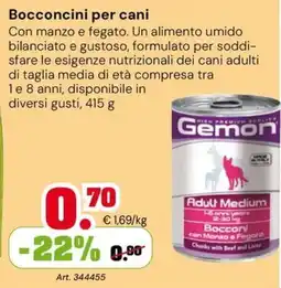 TuttoGiardino Bocconcini per cani Gemon offerta
