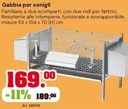 TuttoGiardino Gabbia per conigli offerta