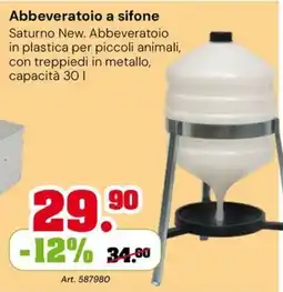 TuttoGiardino Abbeveratoio a sifone Saturno New offerta