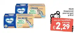 Rossotono Carrefour Mellin Omogeneizzati pesce vari gusti offerta