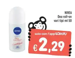 Rossotono Carrefour NIVEA deo roll-on offerta