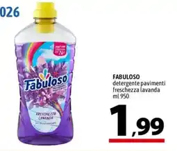 A&O Fabuloso detergente pavimenti freschezza lavanda offerta