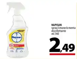 A&O Napisan spray limone & menta disinfettante offerta