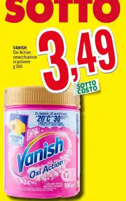 A&O Vanish Oxi Action smacchiatore in polvere offerta