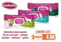 Elite Pet Salviette detergenti inodorina offerta