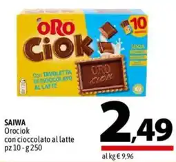 A&O Orociok con cioccolato al latte offerta
