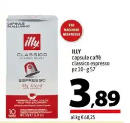 A&O illy capsule caffè classico espresso offerta