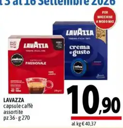 A&O Lavazza capsule caffè assortite offerta