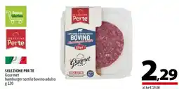 A&O Selezione Perte Gourmet hamburger sottile bovino adulto offerta