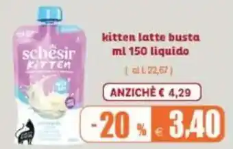 Schësir Kitten latte busta