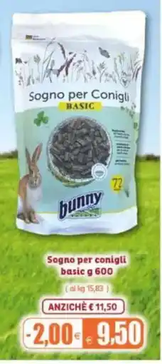 Elite Pet Sogno per conigli basic bunny offerta