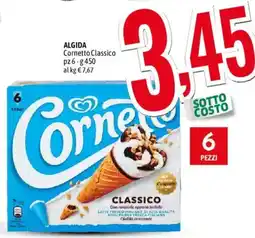A&O Algida Cornetto Classico offerta