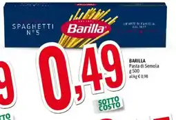 A&O Barilla Spaghetti N°5 offerta