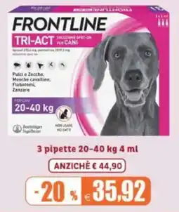Elite Pet Frontline Tri-Act offerta