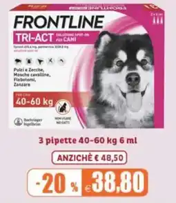 Elite Pet Frontline Tri-Act offerta