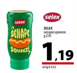 A&O Selex senape squeeze offerta
