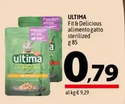 A&O Ultima Fit & Delicious alimento gatto sterilized offerta