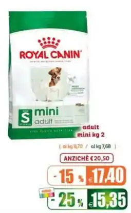 Elite Pet Royal Canin mini adult offerta