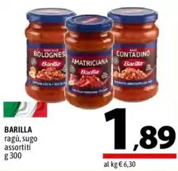 A&O Barilla ragù, sugo assortiti offerta