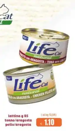 Elite Pet LifeCat natural tonno/aragosta offerta