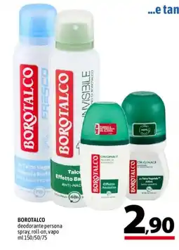A&O Borotalco deodorante persona offerta