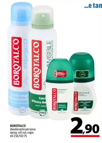 Borotalco deodorante persona