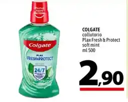 A&O Colgate collutorio Plax Fresh & Protect soft mint offerta