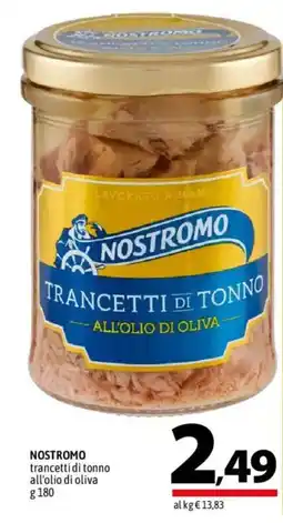 A&O Nostromo trancetti di tonno all'olio di oliva offerta