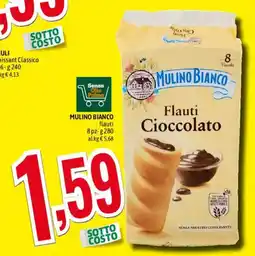 A&O Mulino Bianco Flauti Cioccolato offerta