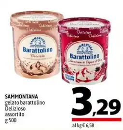 A&O Sammontana gelato barattolino Delizioso assortito offerta