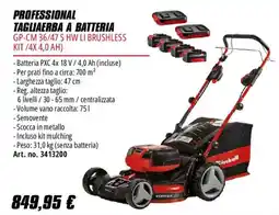 Einhell Tagliaerba a batteria Einhell offerta