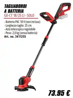 Einhell Tagliabordi a batteria GE-CT 18/25 LI - Solo offerta