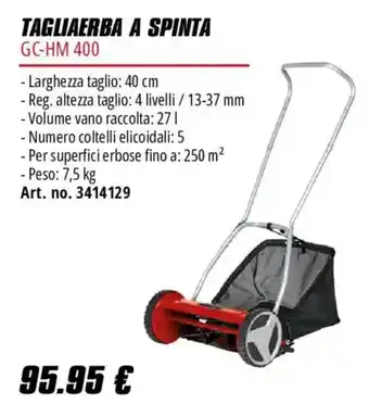 Tagliaerba a spinta GC-HM 400