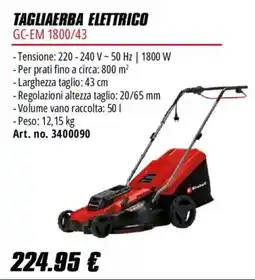Einhell Tagliaerba elettrico Kärcher offerta
