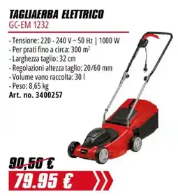 Einhell Tagliaerba elettrico GC-EM 1232 offerta