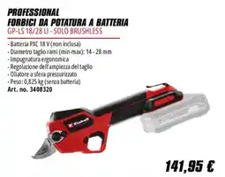 Einhell Forbici da potatura a batteria Einhell offerta