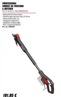 Einhell Forbici da potatura a batteria offerta