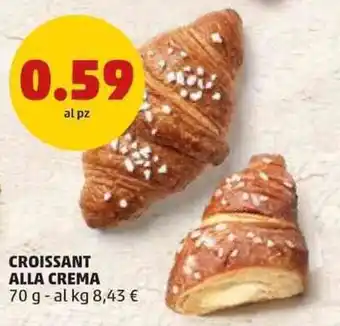 Croissant alla crema